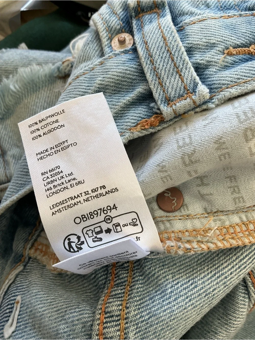 Free People We The Free Now or Never Distressed Denim Shorts Size 25 NWT